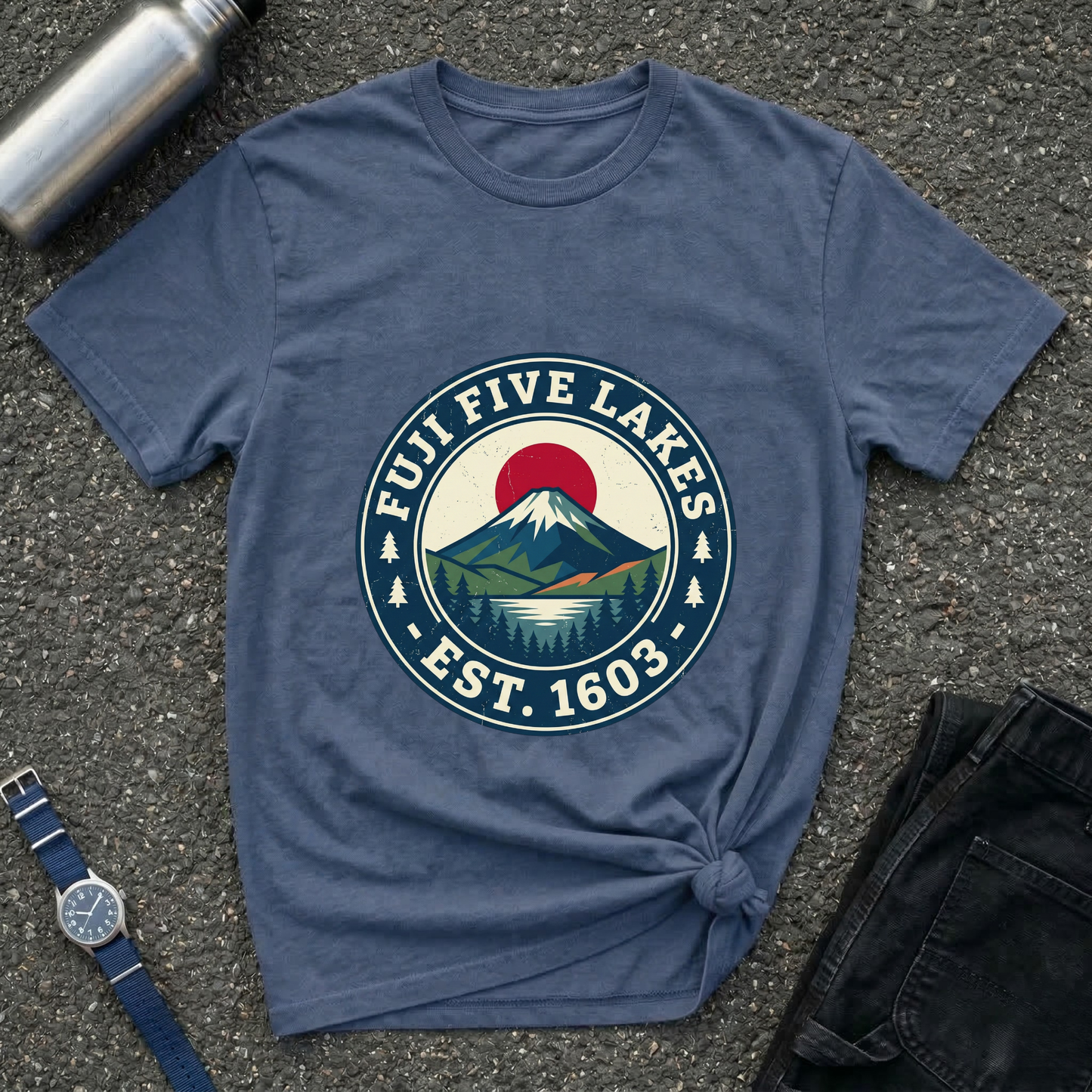 Fuji Five Lakes Graphic T-Shirt