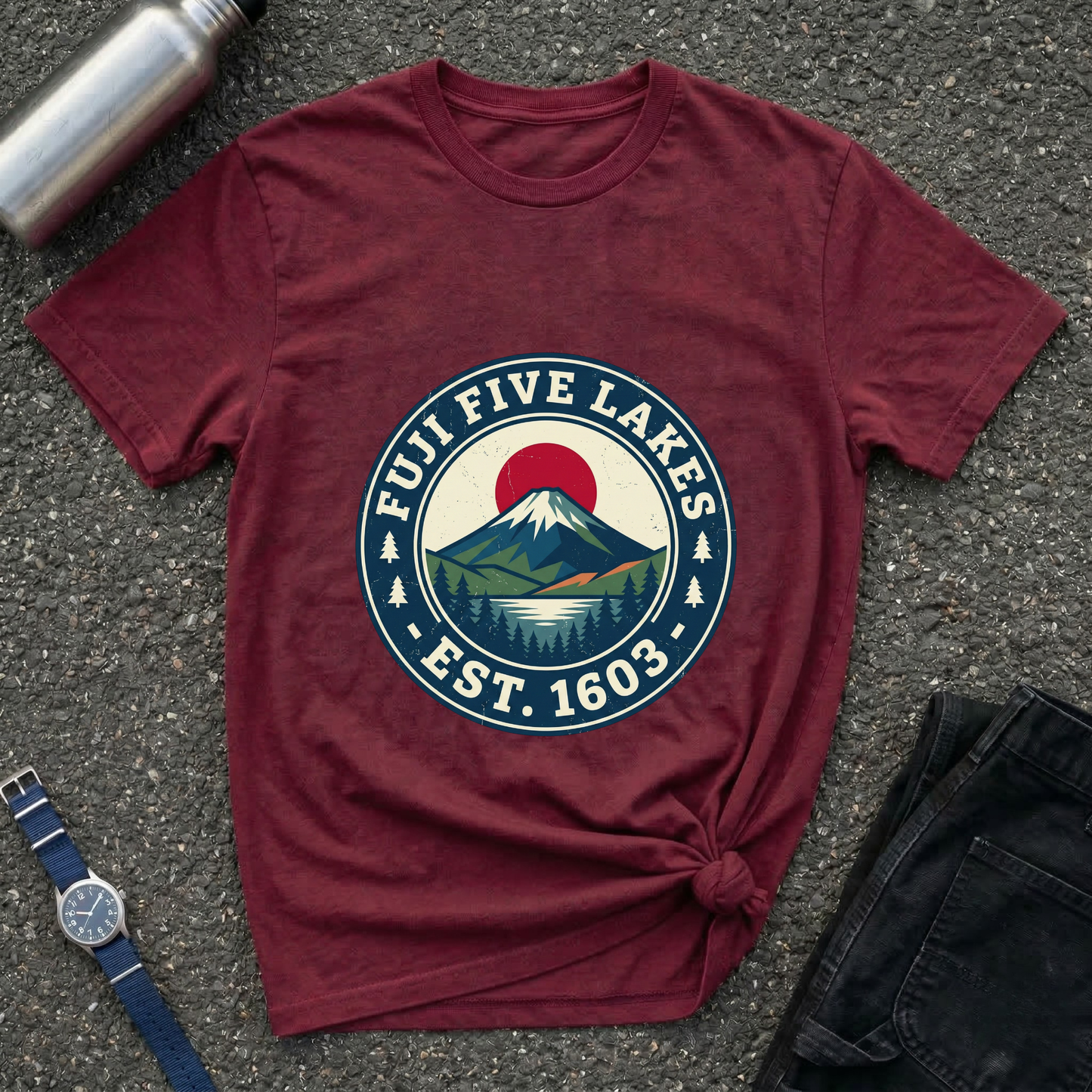 Fuji Five Lakes Graphic T-Shirt