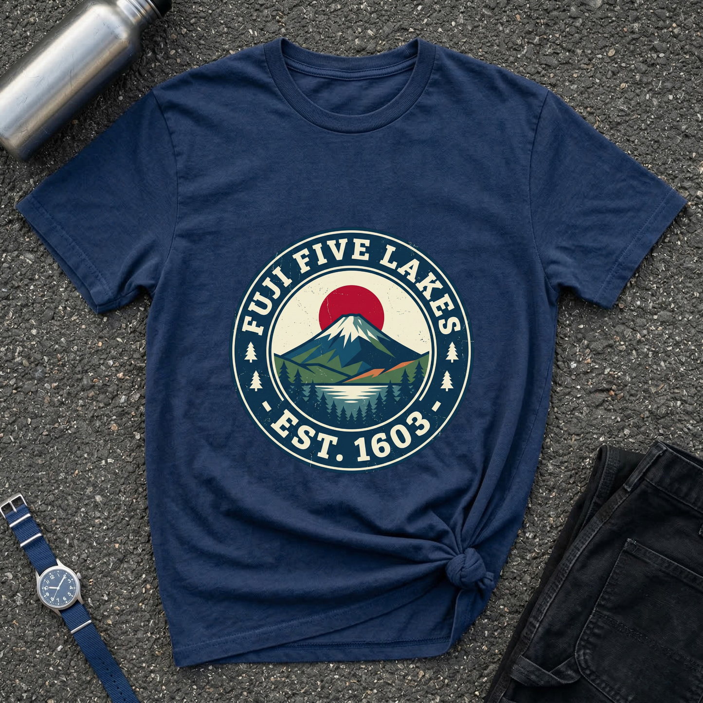 Fuji Five Lakes Graphic T-Shirt