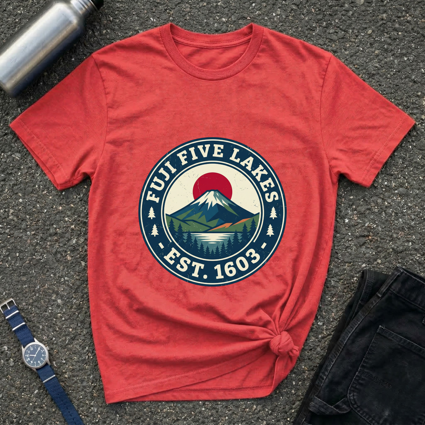 Fuji Five Lakes Graphic T-Shirt