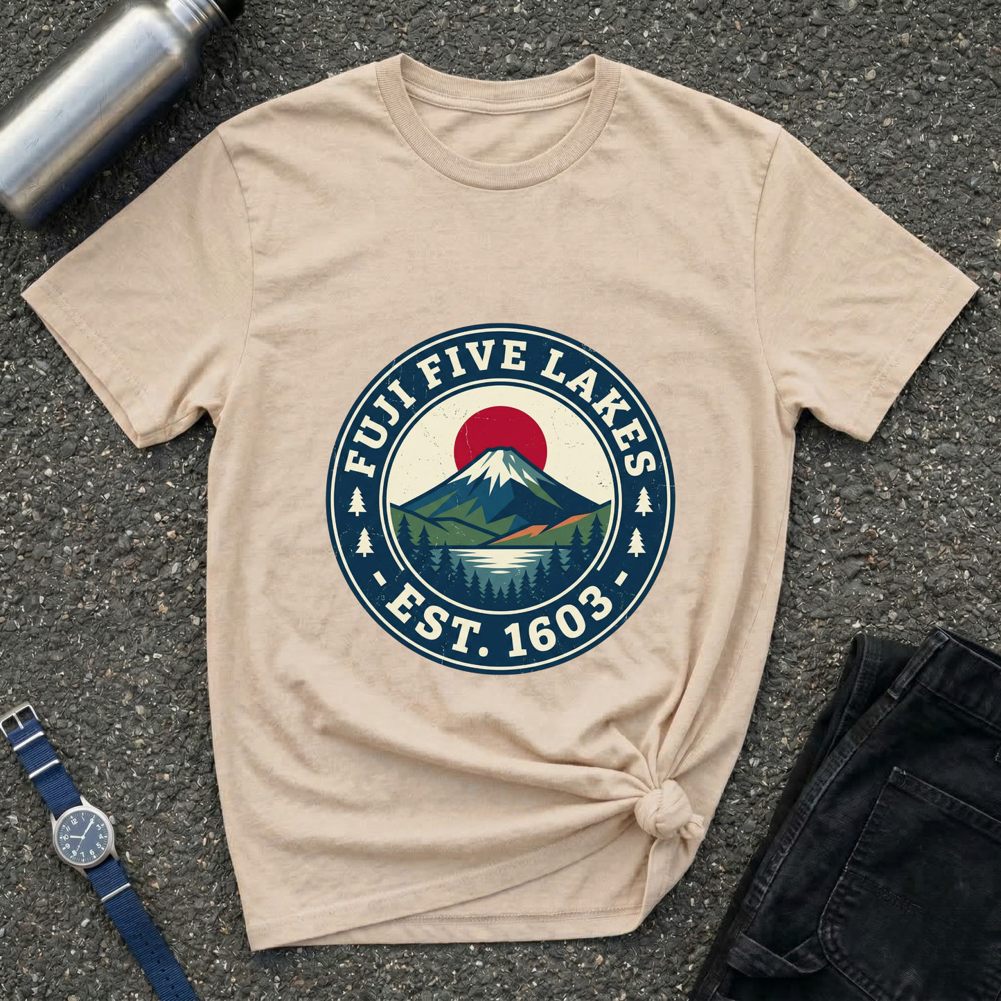 Fuji Five Lakes Graphic T-Shirt