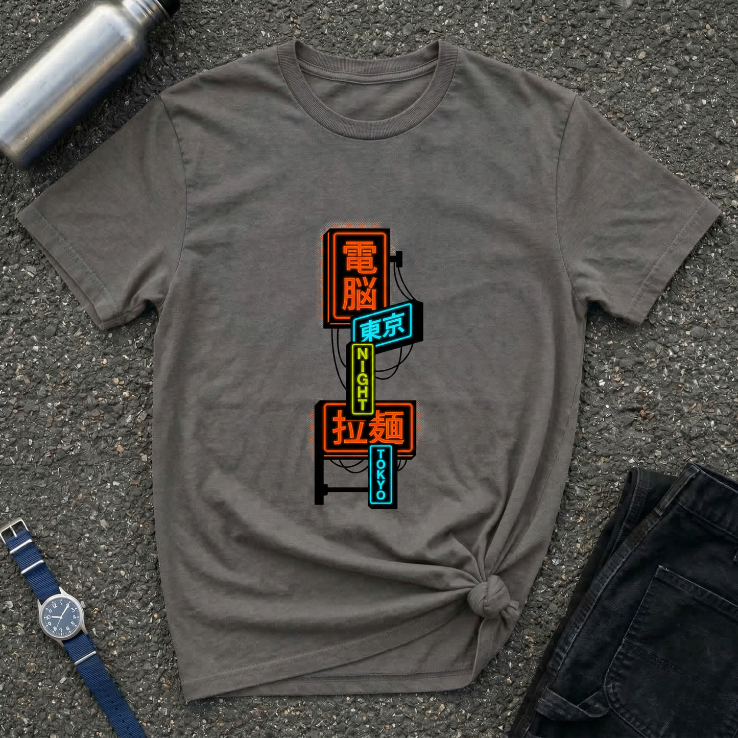 Neon Tokyo Signs T-Shirt