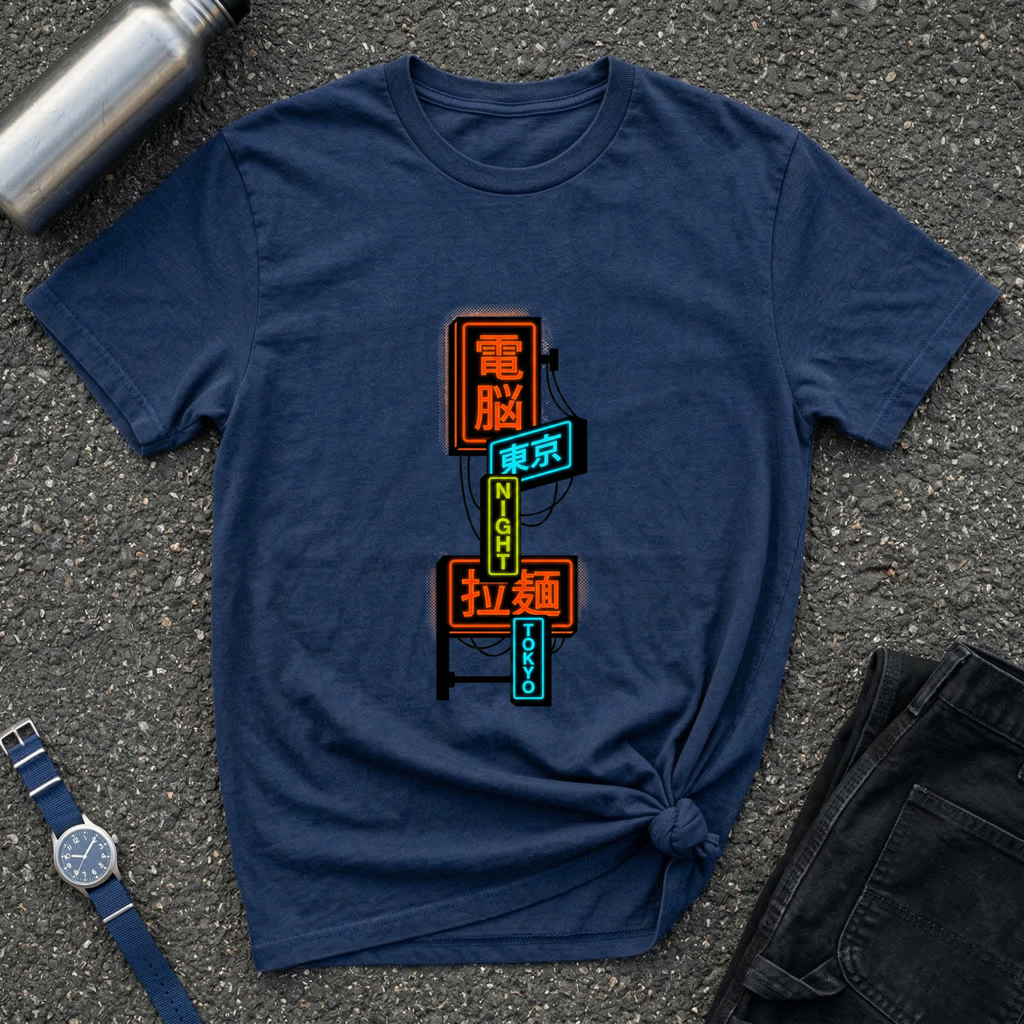 Neon Tokyo Signs T-Shirt
