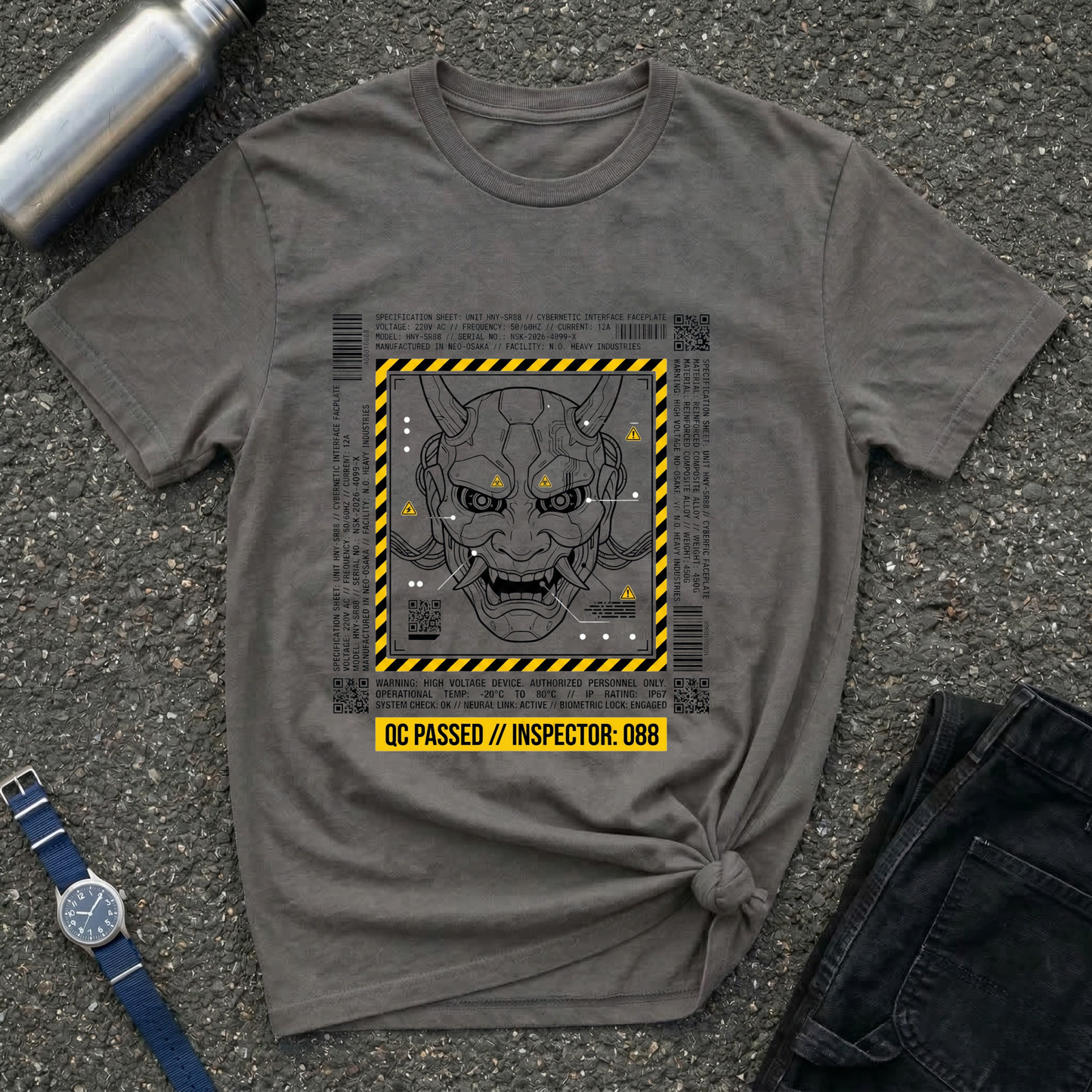 Hannya Mask Graphic T-Shirt