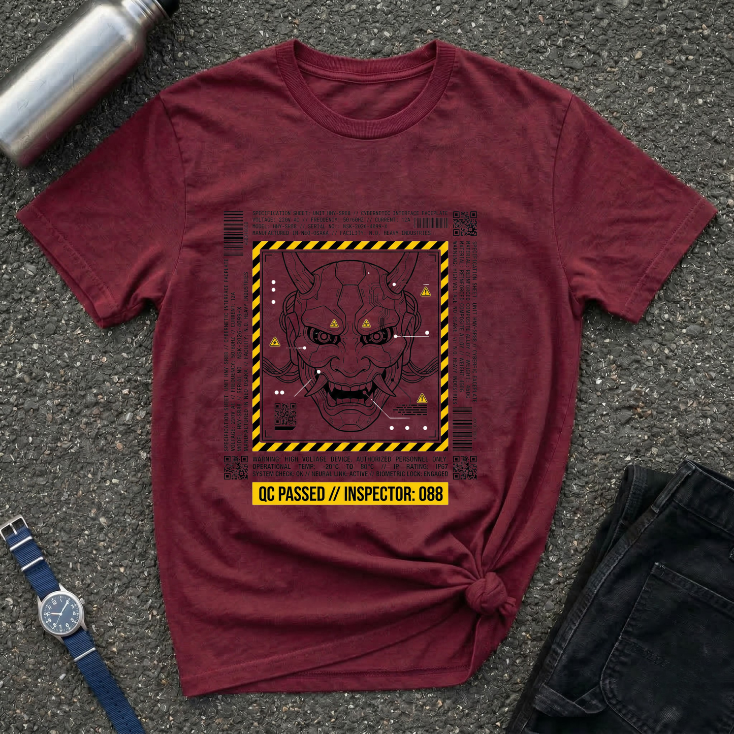 Hannya Mask Graphic T-Shirt