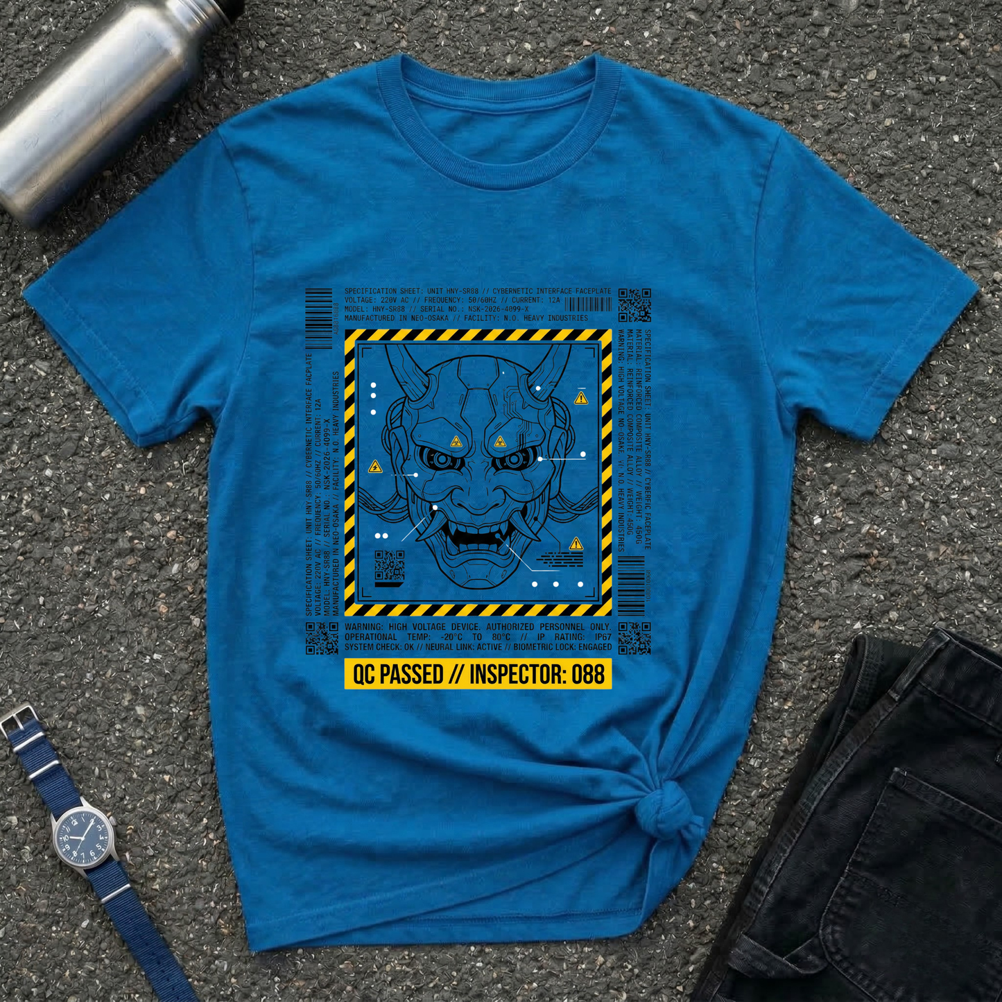 Hannya Mask Graphic T-Shirt