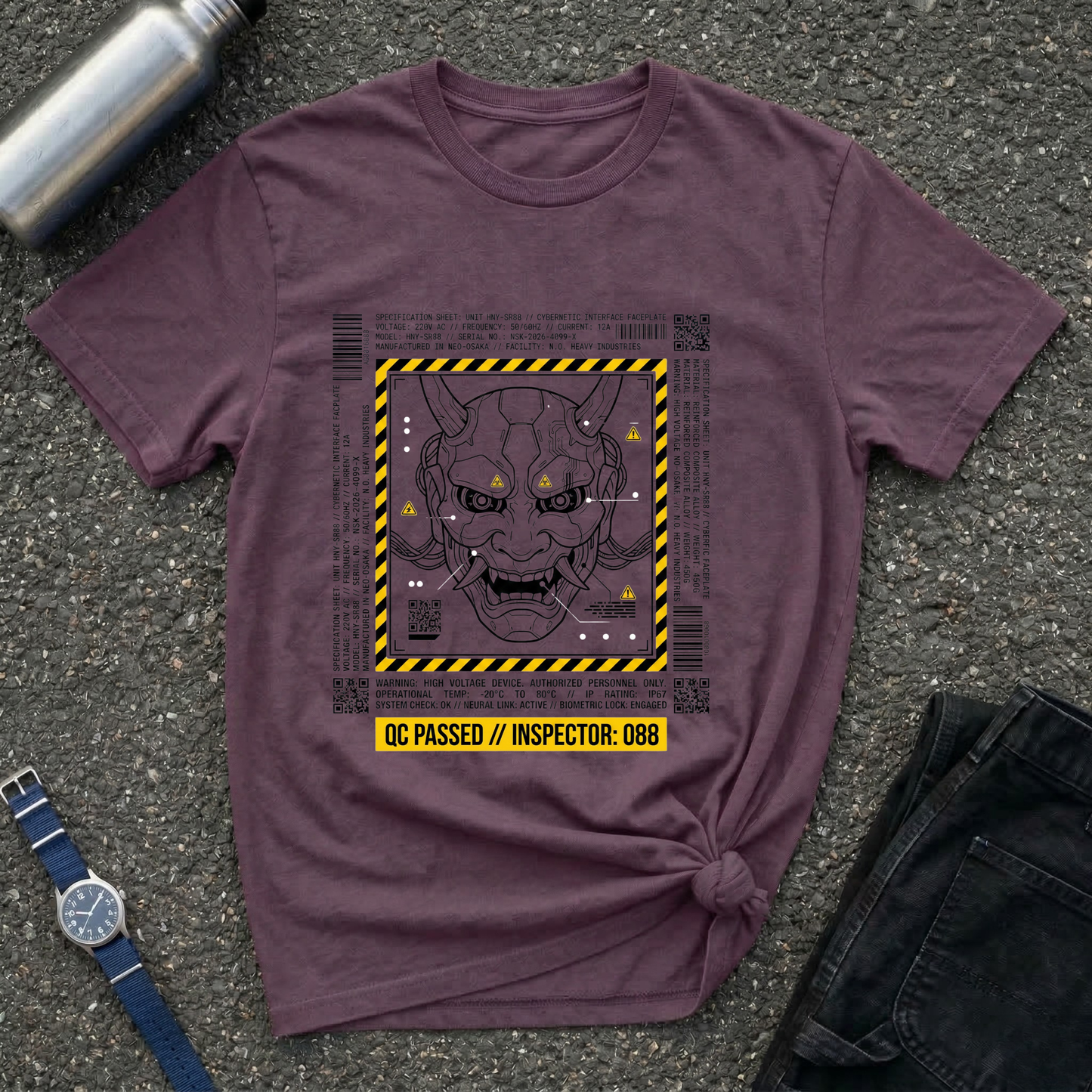 Hannya Mask Graphic T-Shirt