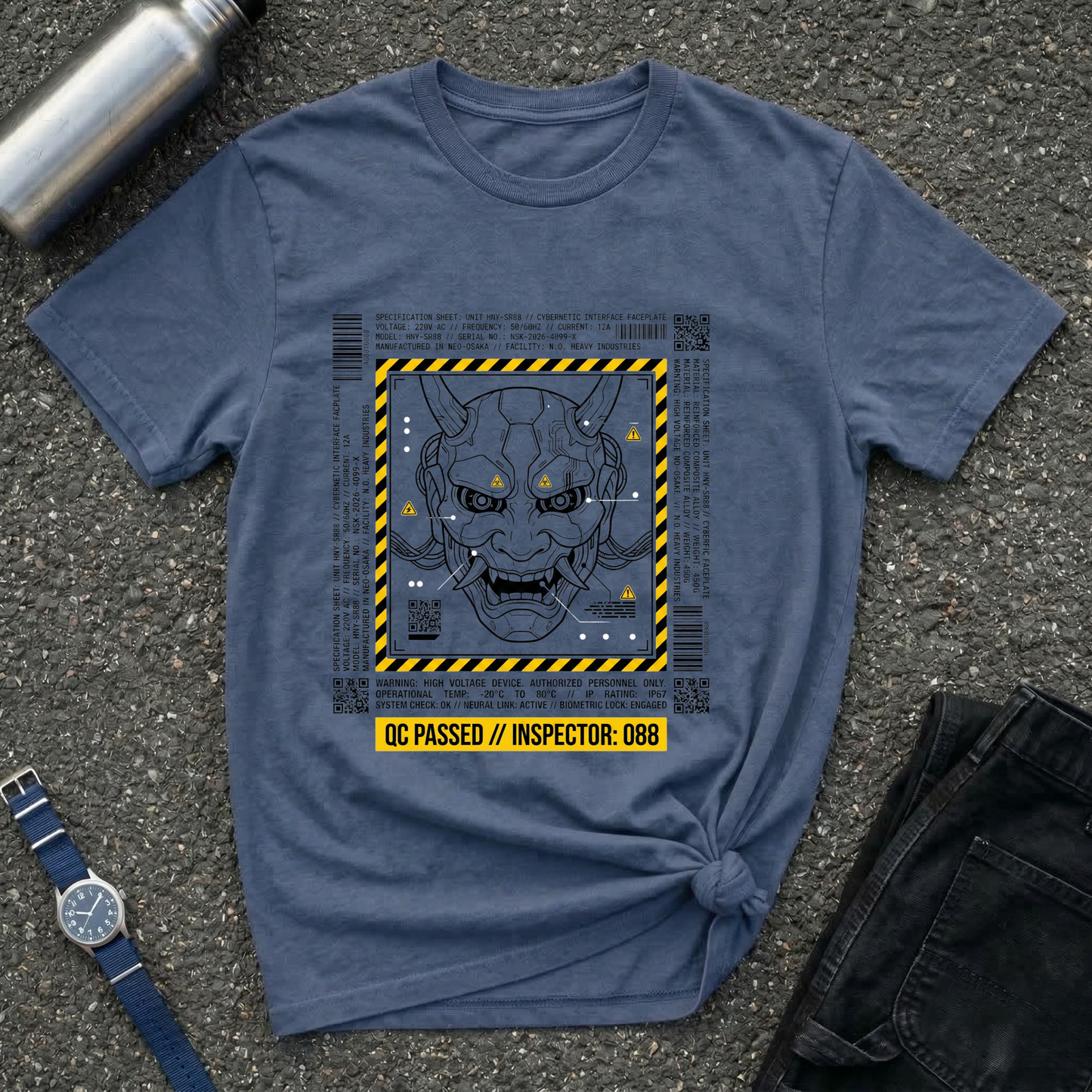 Hannya Mask Graphic T-Shirt