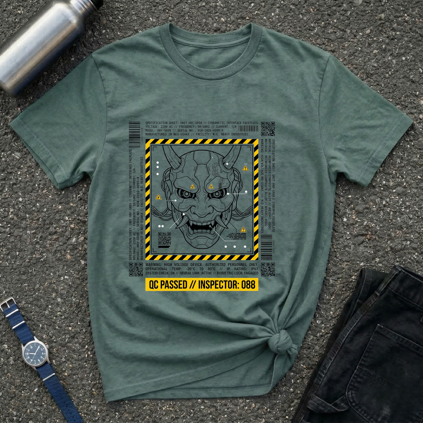 Hannya Mask Graphic T-Shirt