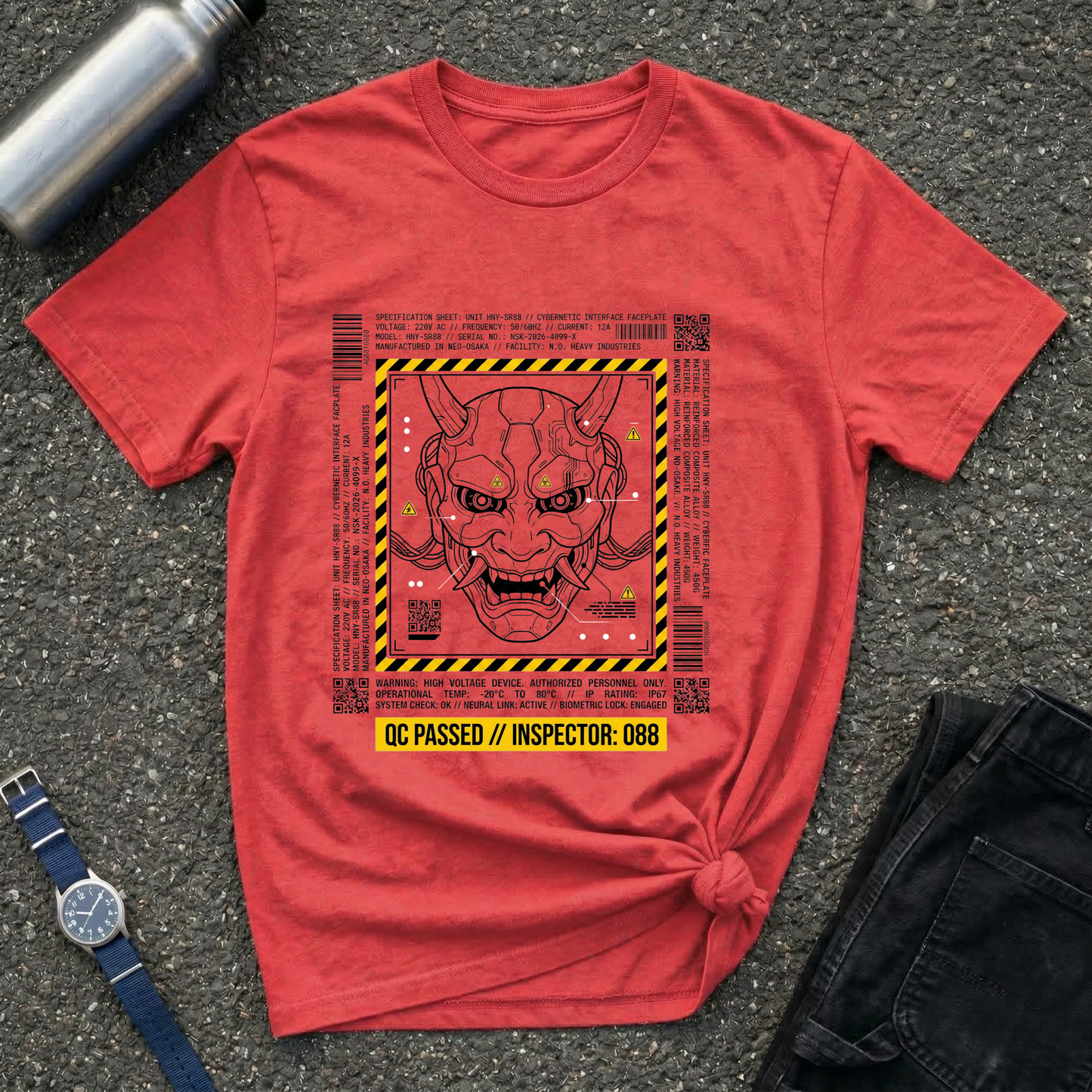 Hannya Mask Graphic T-Shirt