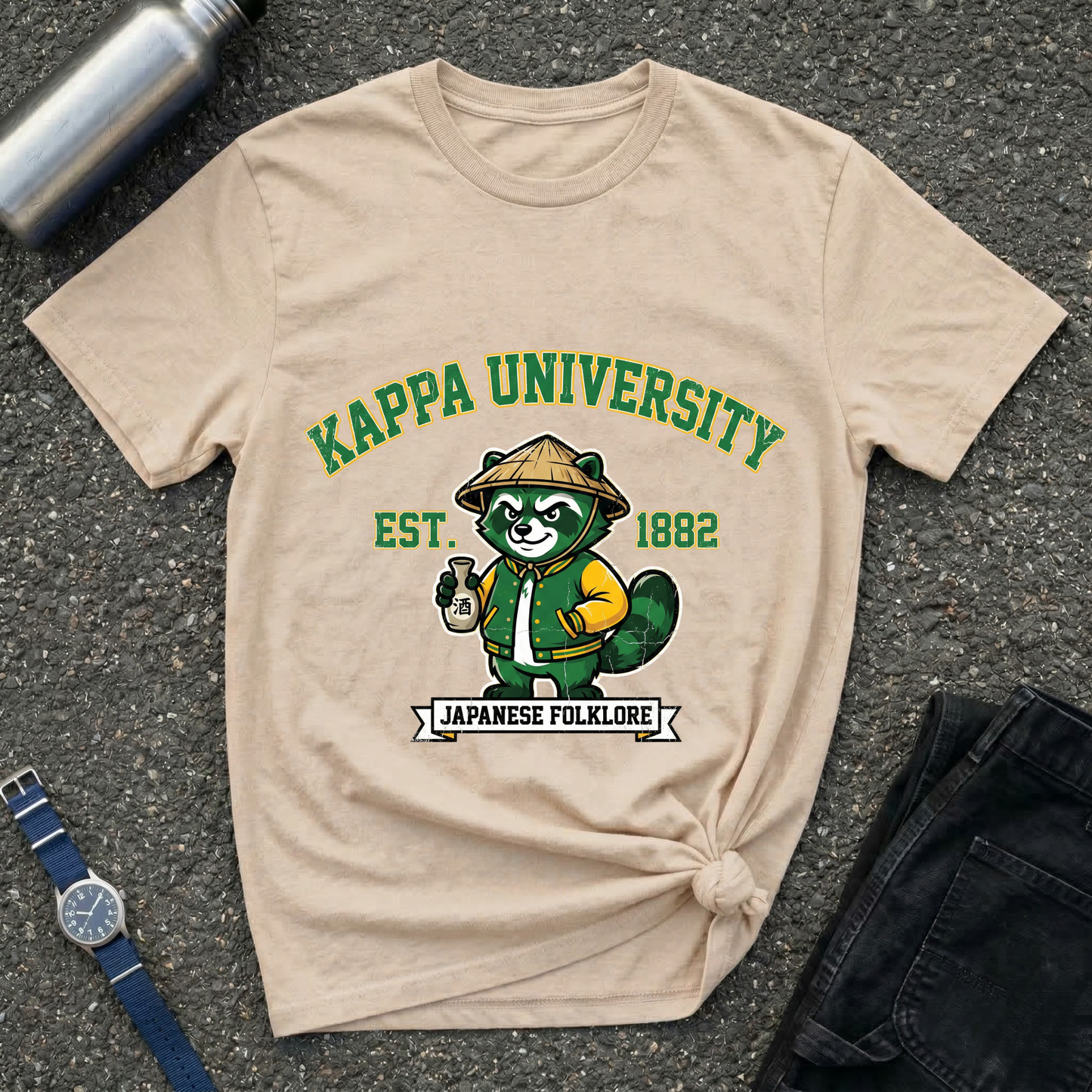 Kappa University Tan T-Shirt
