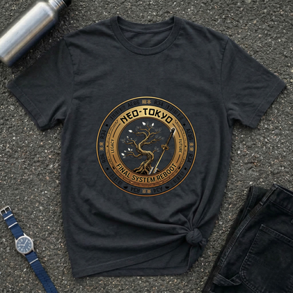 Neo-Tokyo Samurai Tee — Vintage Bonsai Sword Graphic