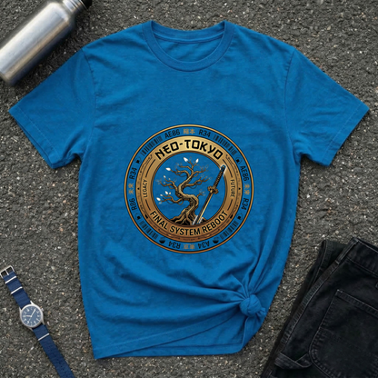 Neo-Tokyo Samurai Tee — Vintage Bonsai Sword Graphic