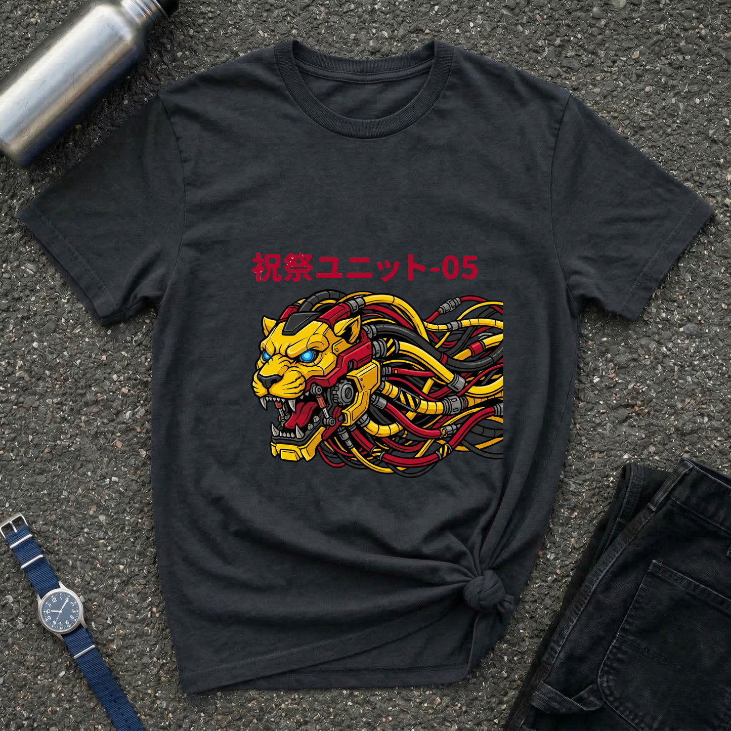 Lion Head Graphic T-Shirt