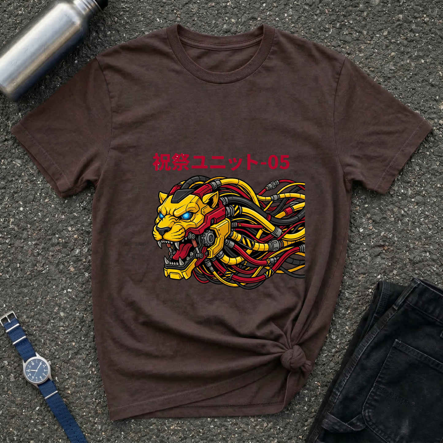 Lion Head Graphic T-Shirt