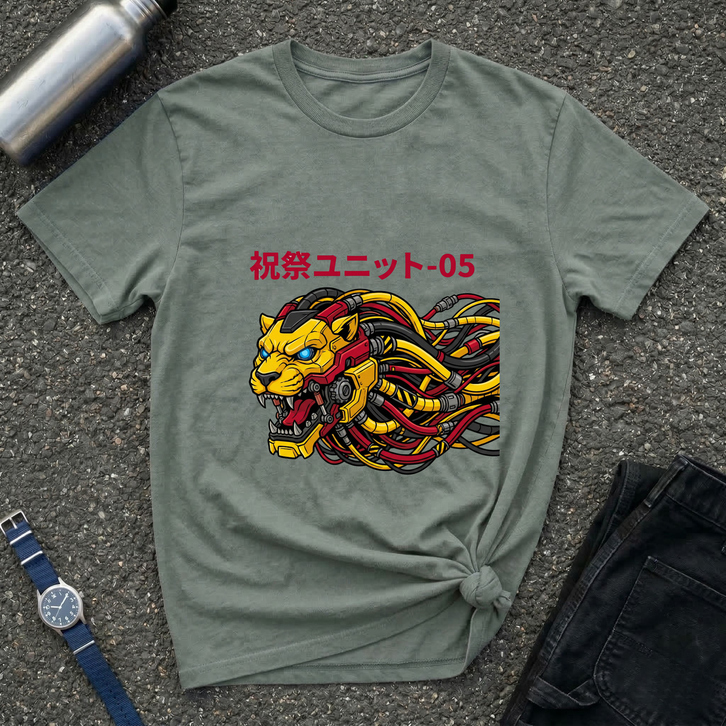 Lion Head Graphic T-Shirt