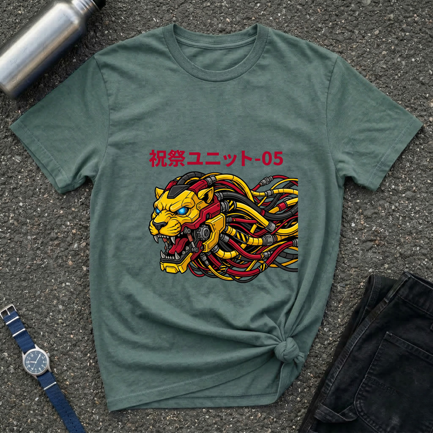 Lion Head Graphic T-Shirt