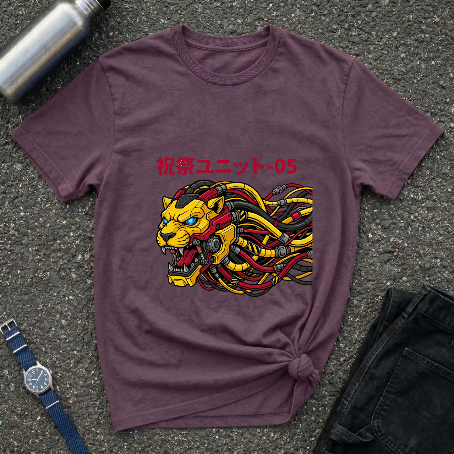 Lion Head Graphic T-Shirt