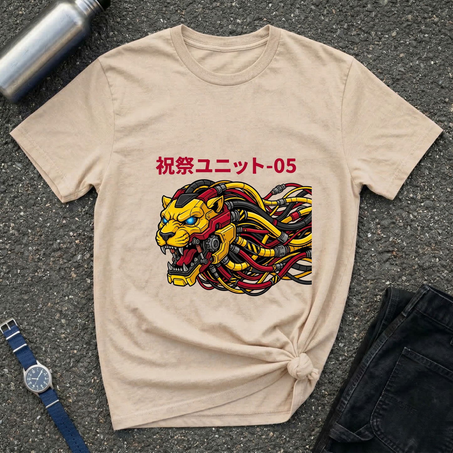 Lion Head Graphic T-Shirt
