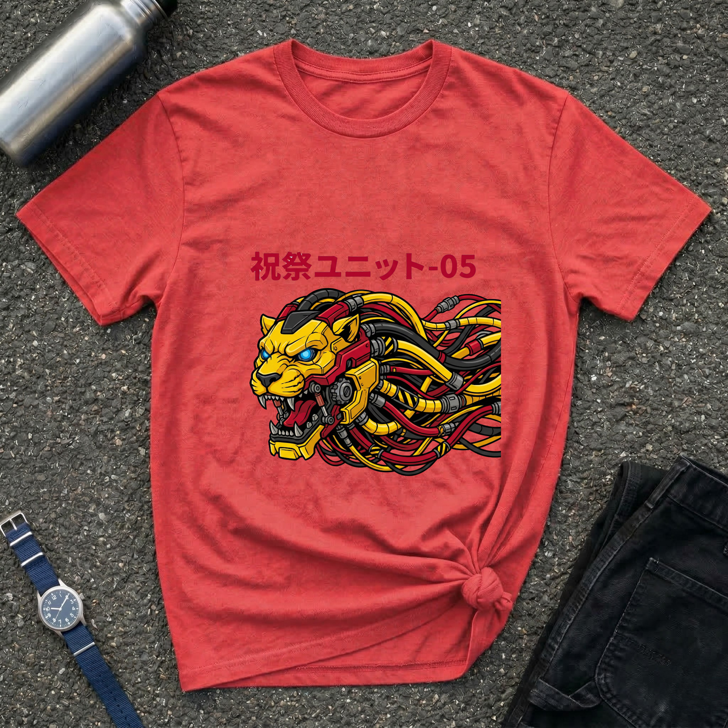 Lion Head Graphic T-Shirt