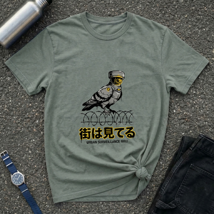 Pigeon Watch T-Shirt Graphic Tee