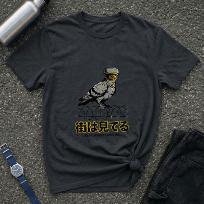 Pigeon Watch T-Shirt Graphic Tee