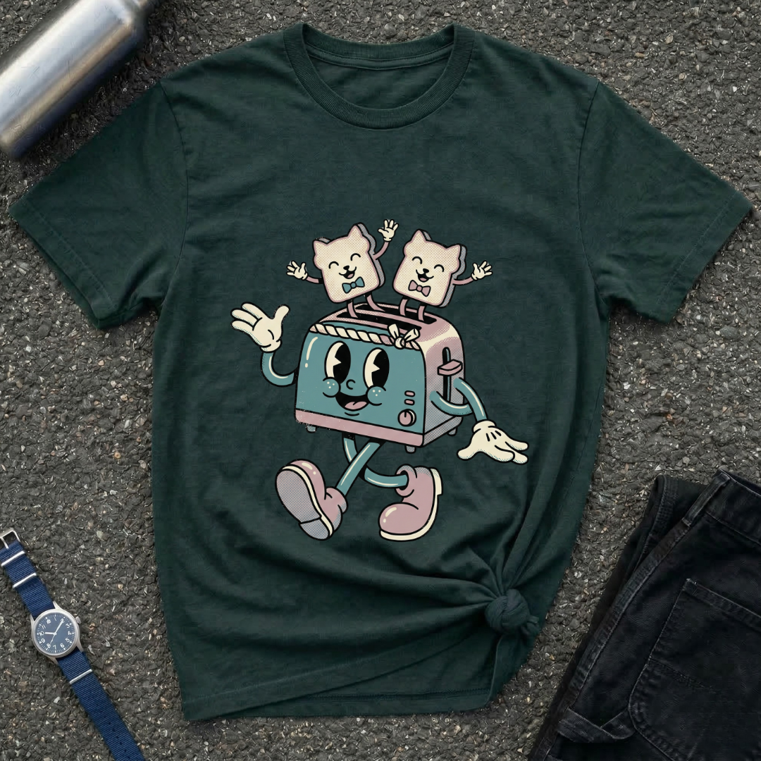 Toaster Cartoon T-Shirt