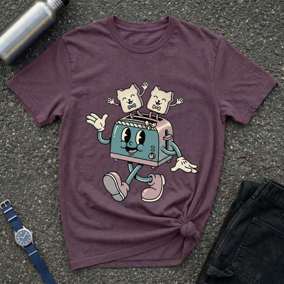 Toaster Cartoon T-Shirt