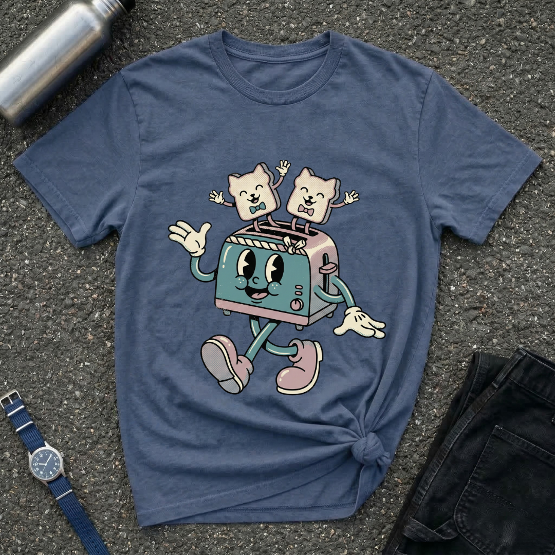 Toaster Cartoon T-Shirt