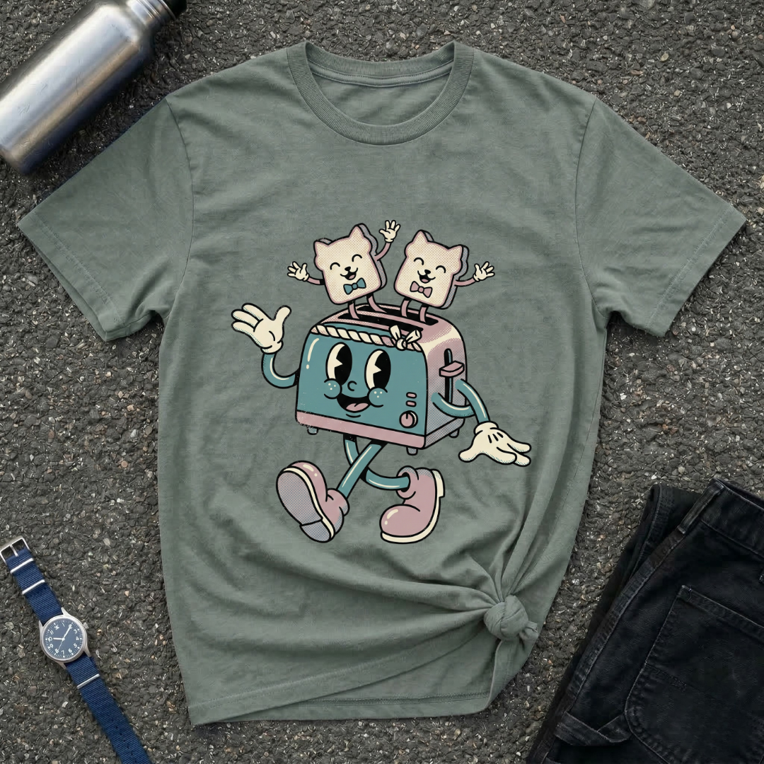 Toaster Cartoon T-Shirt