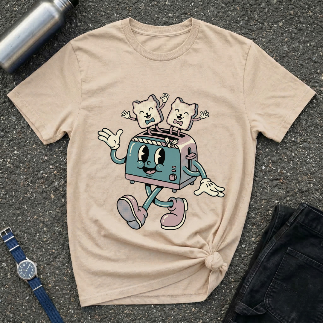 Toaster Cartoon T-Shirt
