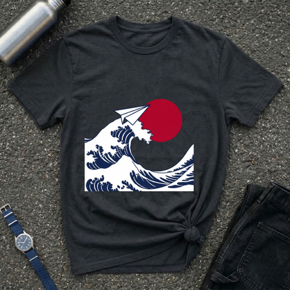 Wave & Paper Plane T-Shirt