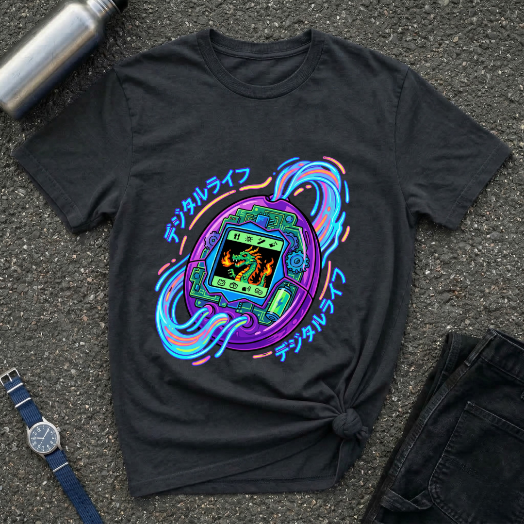 Retro Virtual Pet Tamagotchi Graphic Tee