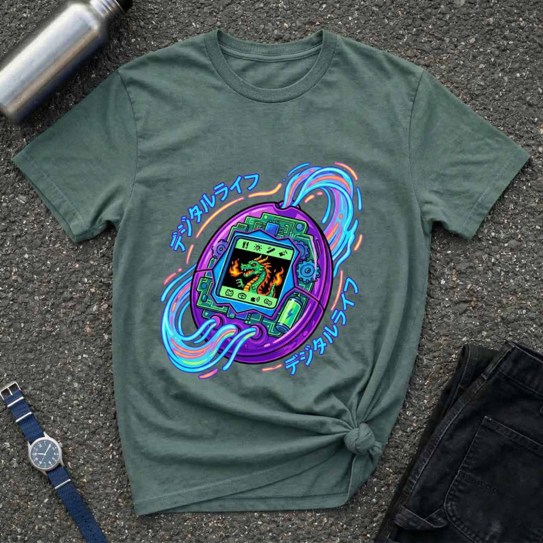 Retro Virtual Pet Tamagotchi Graphic Tee