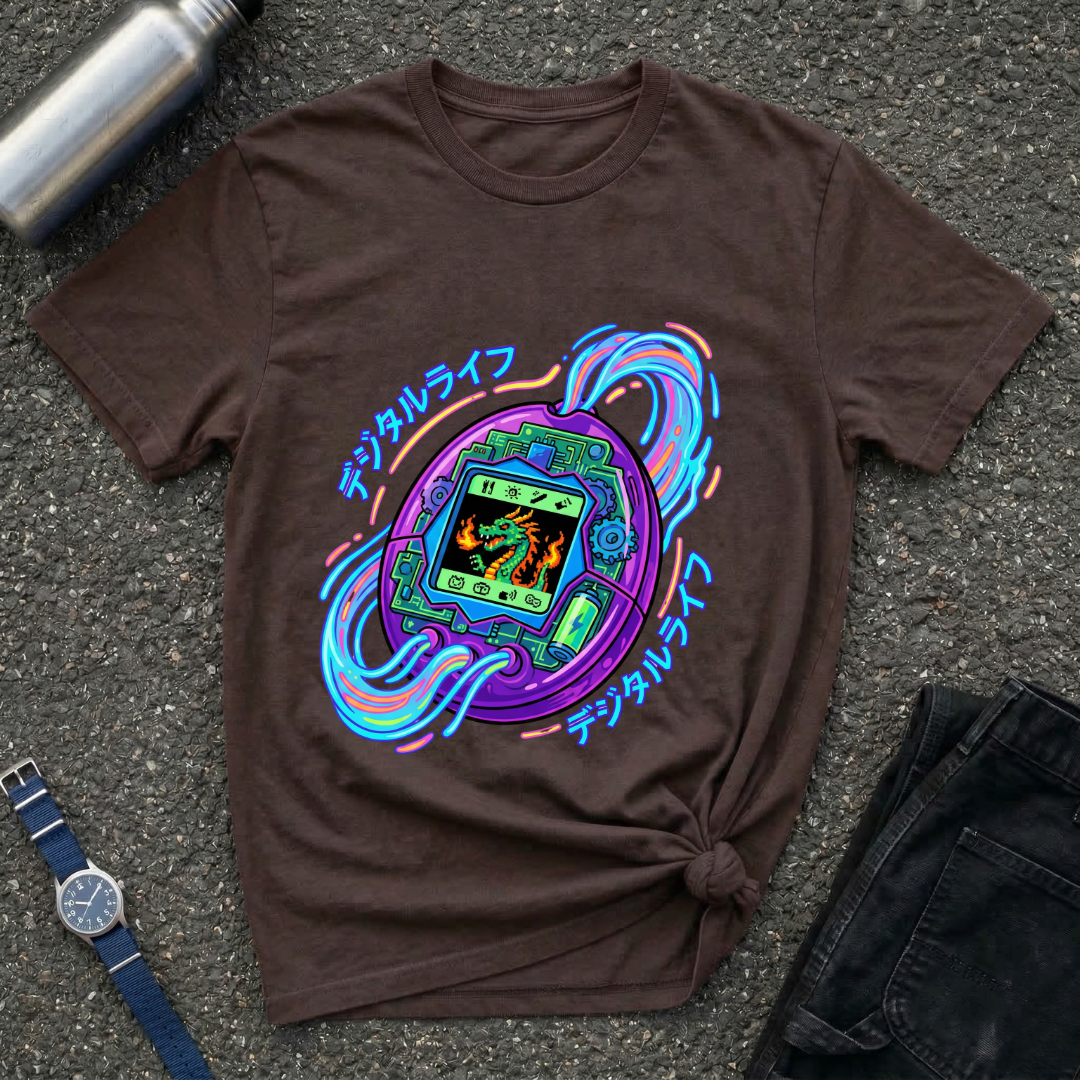 Retro Virtual Pet Tamagotchi Graphic Tee
