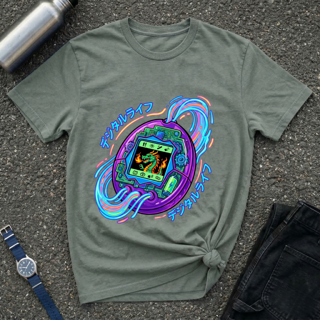 Retro Virtual Pet Tamagotchi Graphic Tee