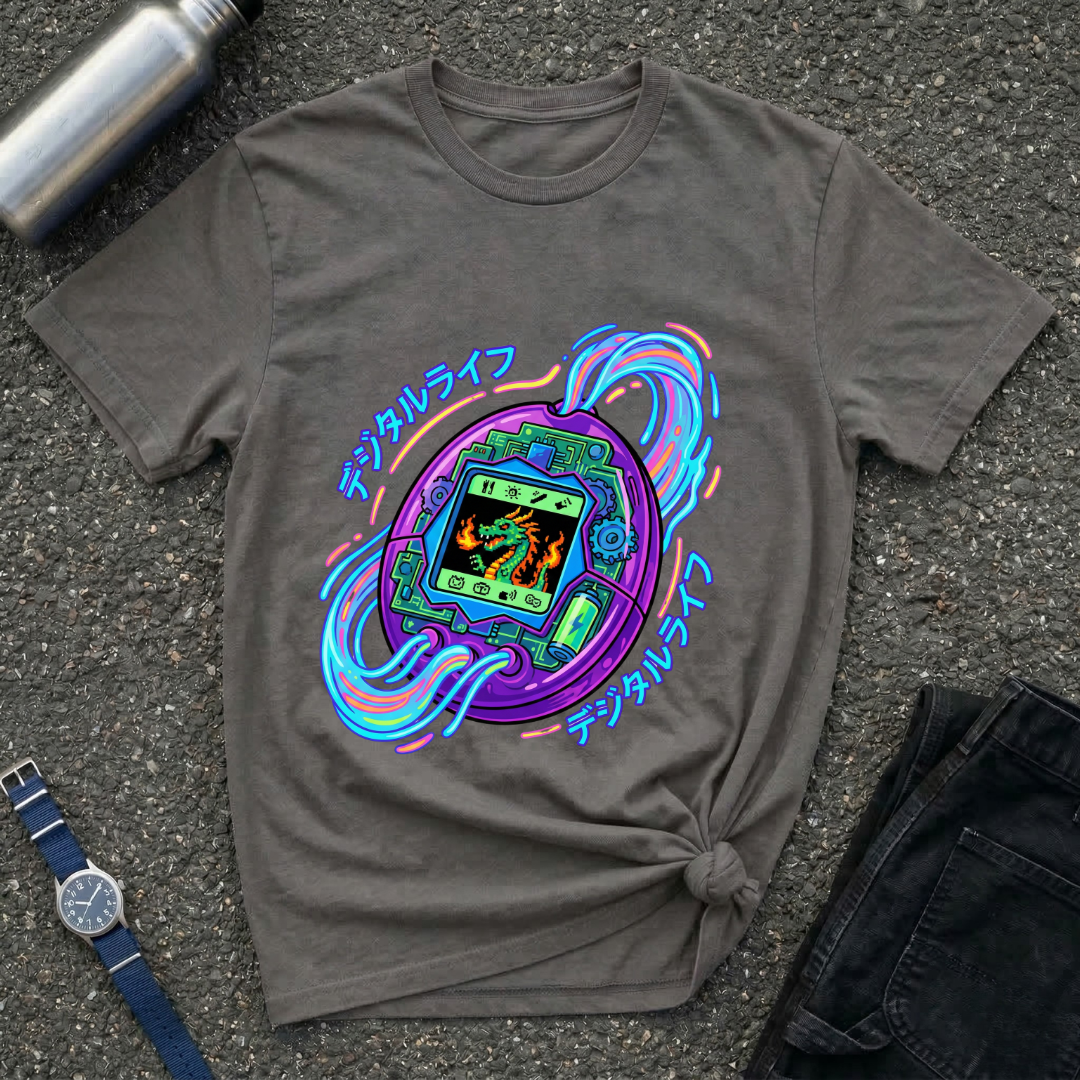 Retro Virtual Pet Tamagotchi Graphic Tee