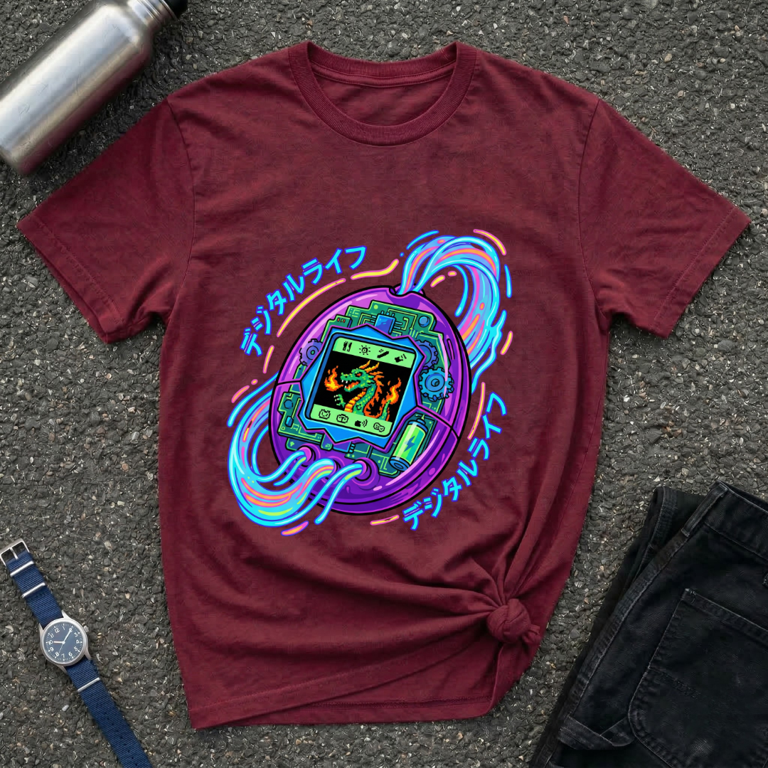 Retro Virtual Pet Tamagotchi Graphic Tee