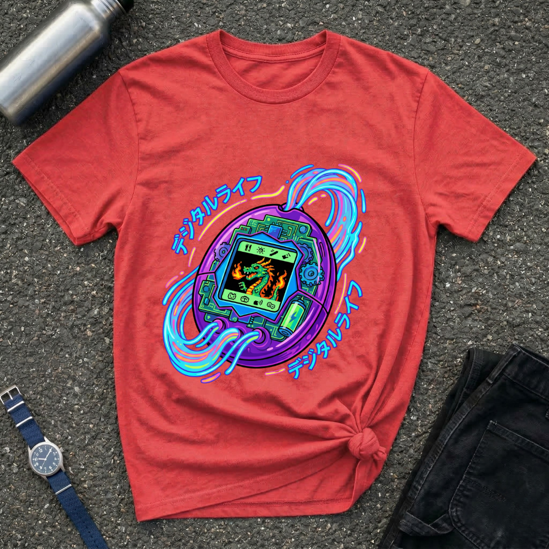Retro Virtual Pet Tamagotchi Graphic Tee