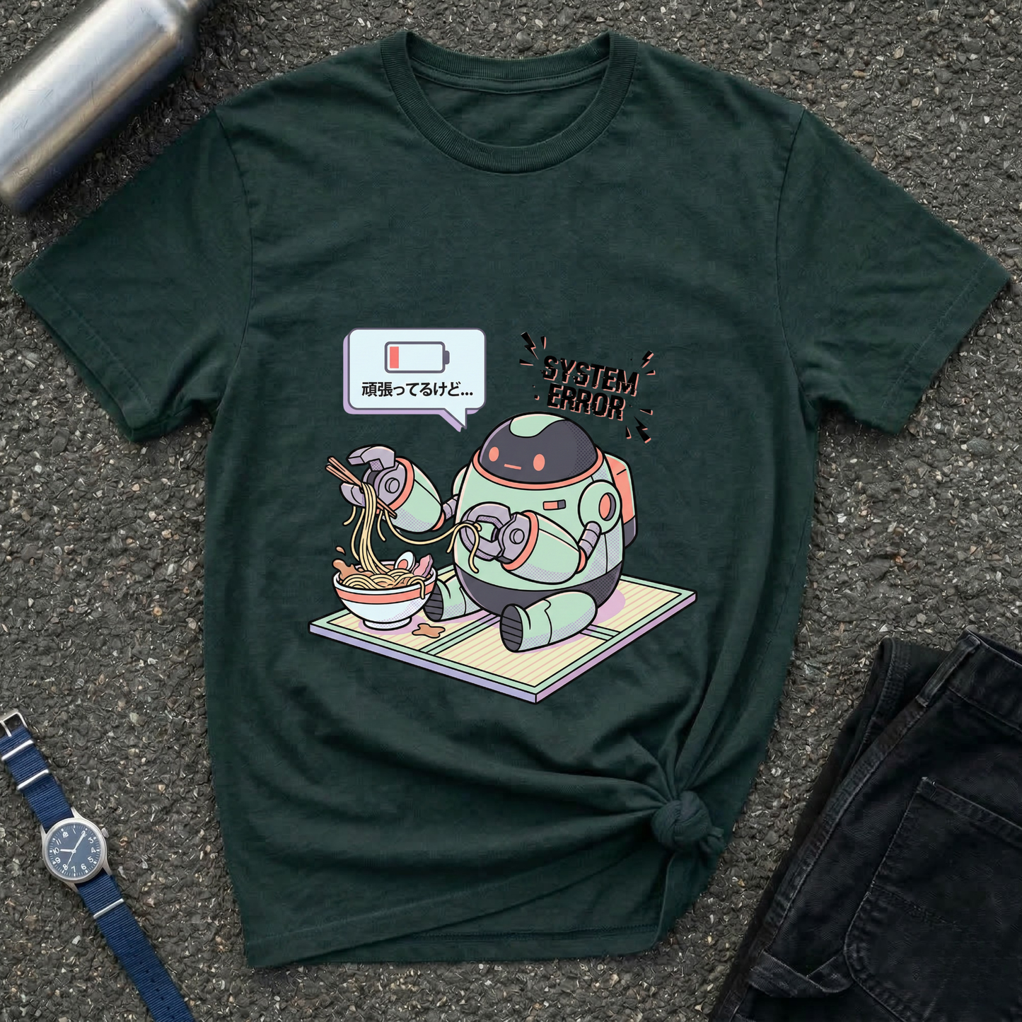 Robot Ramen T‑Shirt