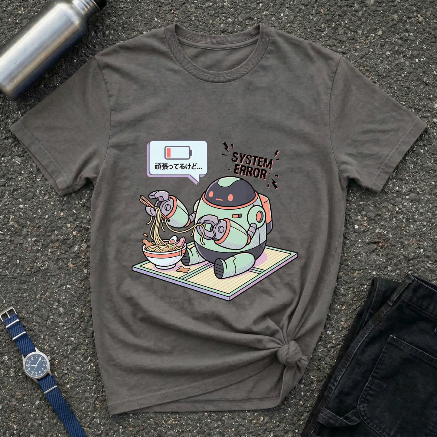 Robot Ramen T‑Shirt