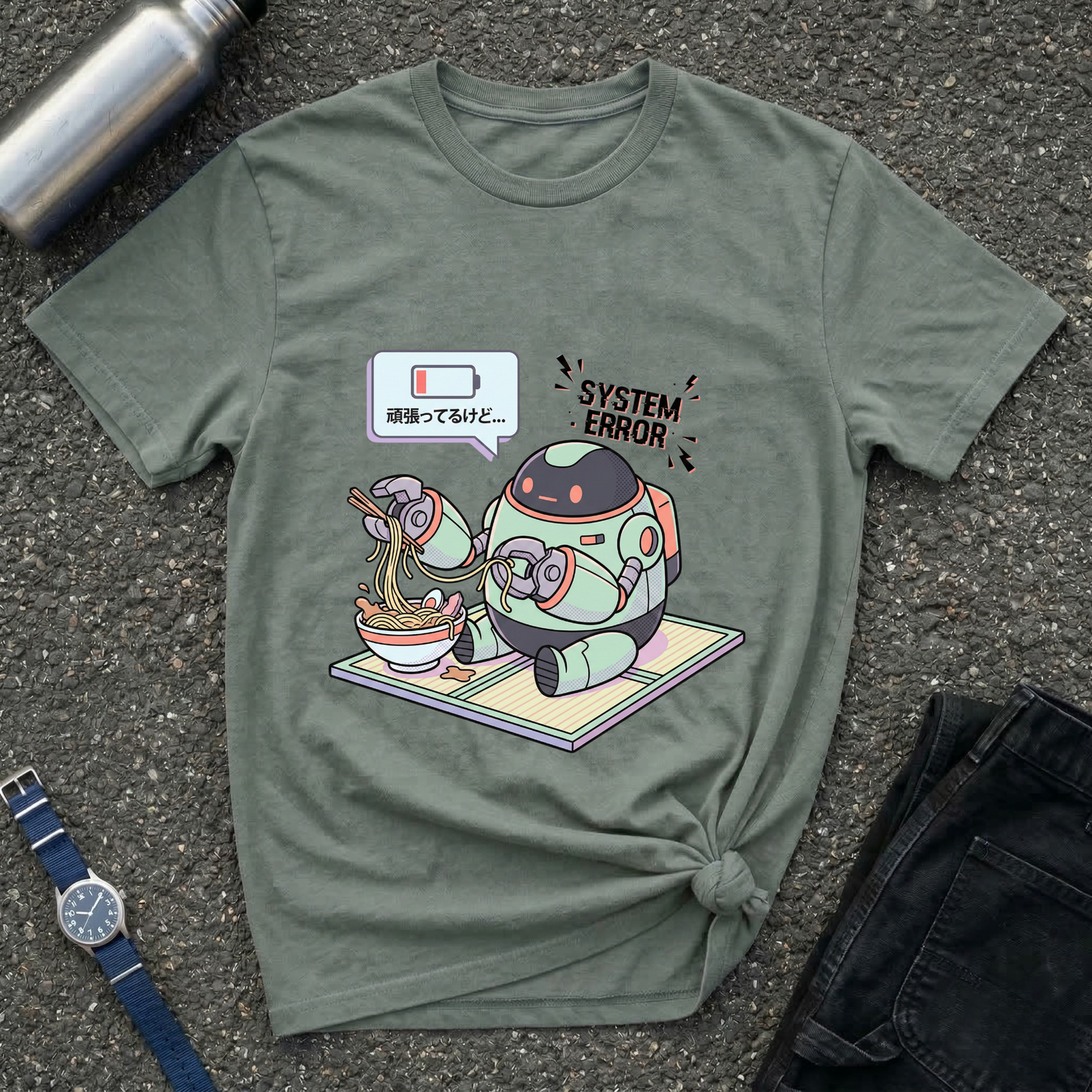Robot Ramen T‑Shirt