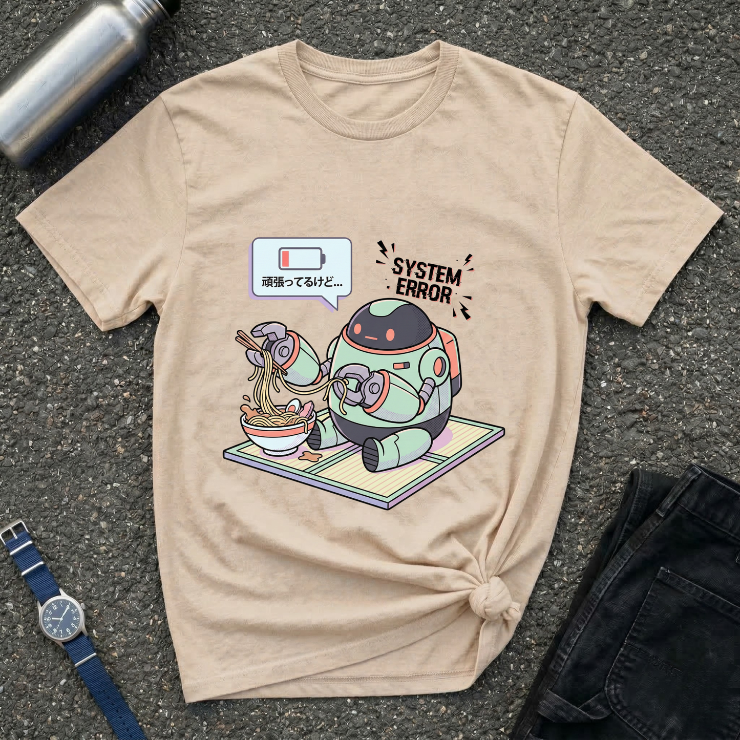 Robot Ramen T‑Shirt