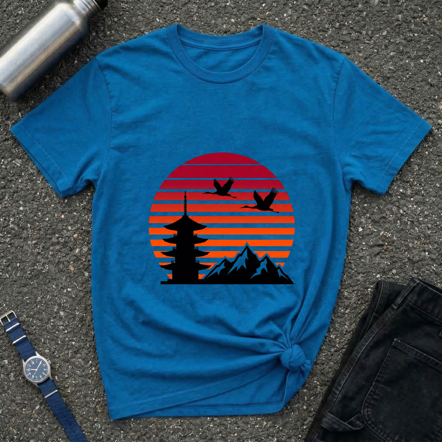 Sunset Pagoda Tee