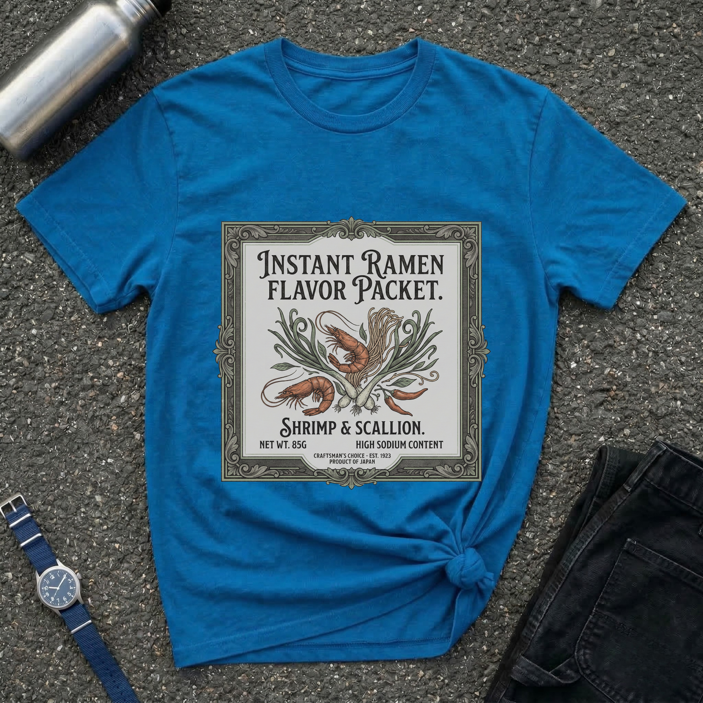 Instant Ramen Flavor Packet Shrimp & Scallion T-Shirt