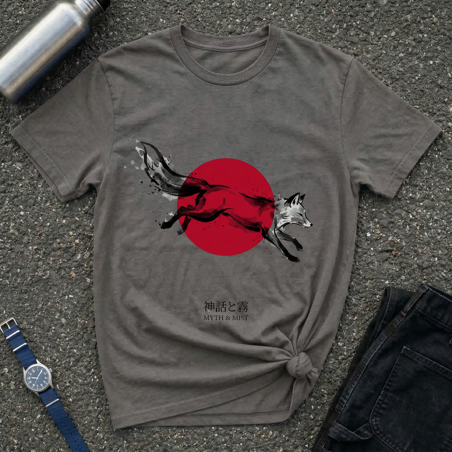 Fox & Rising Sun T-Shirt