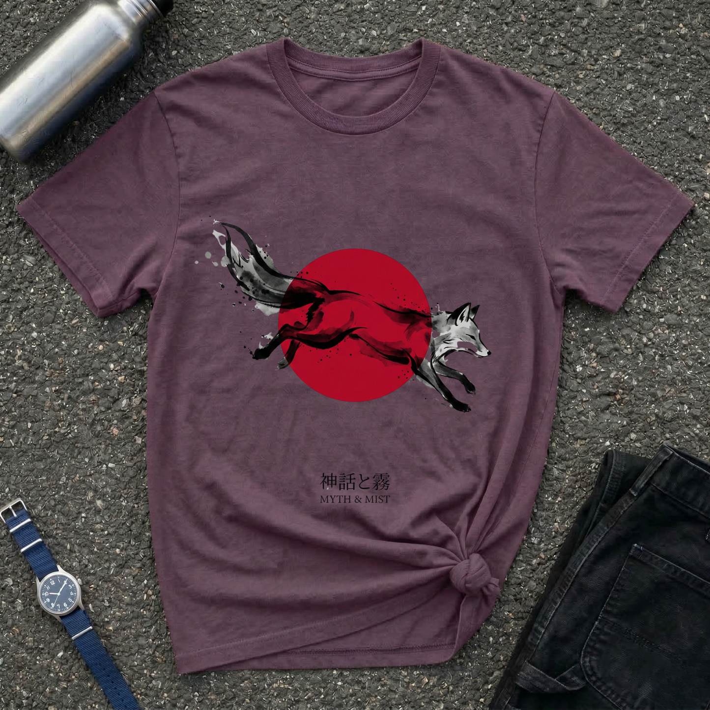 Fox & Rising Sun T-Shirt