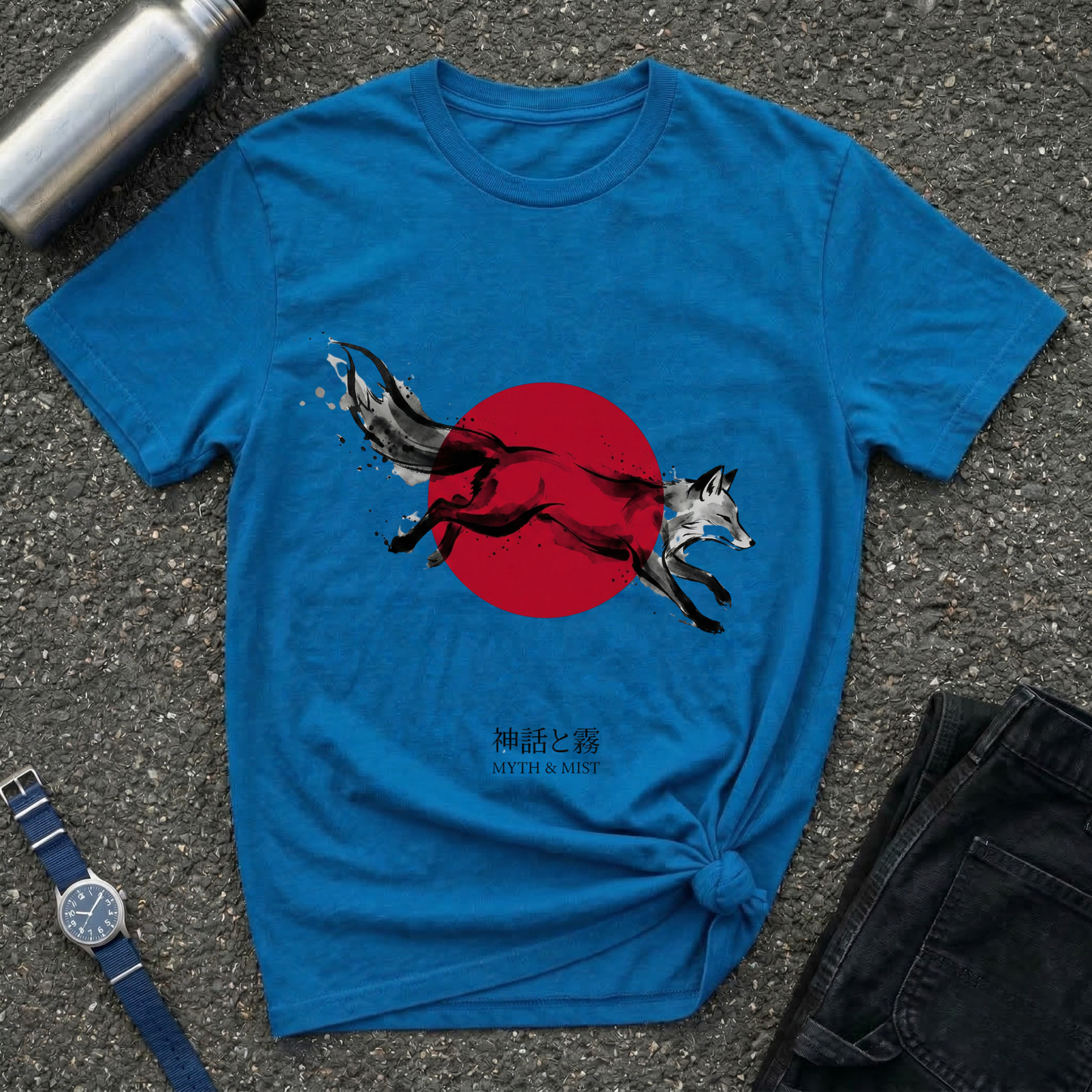 Fox & Rising Sun T-Shirt