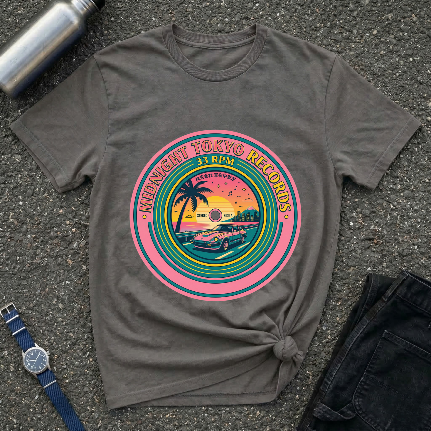 Sunset Surf Vintage T-Shirt