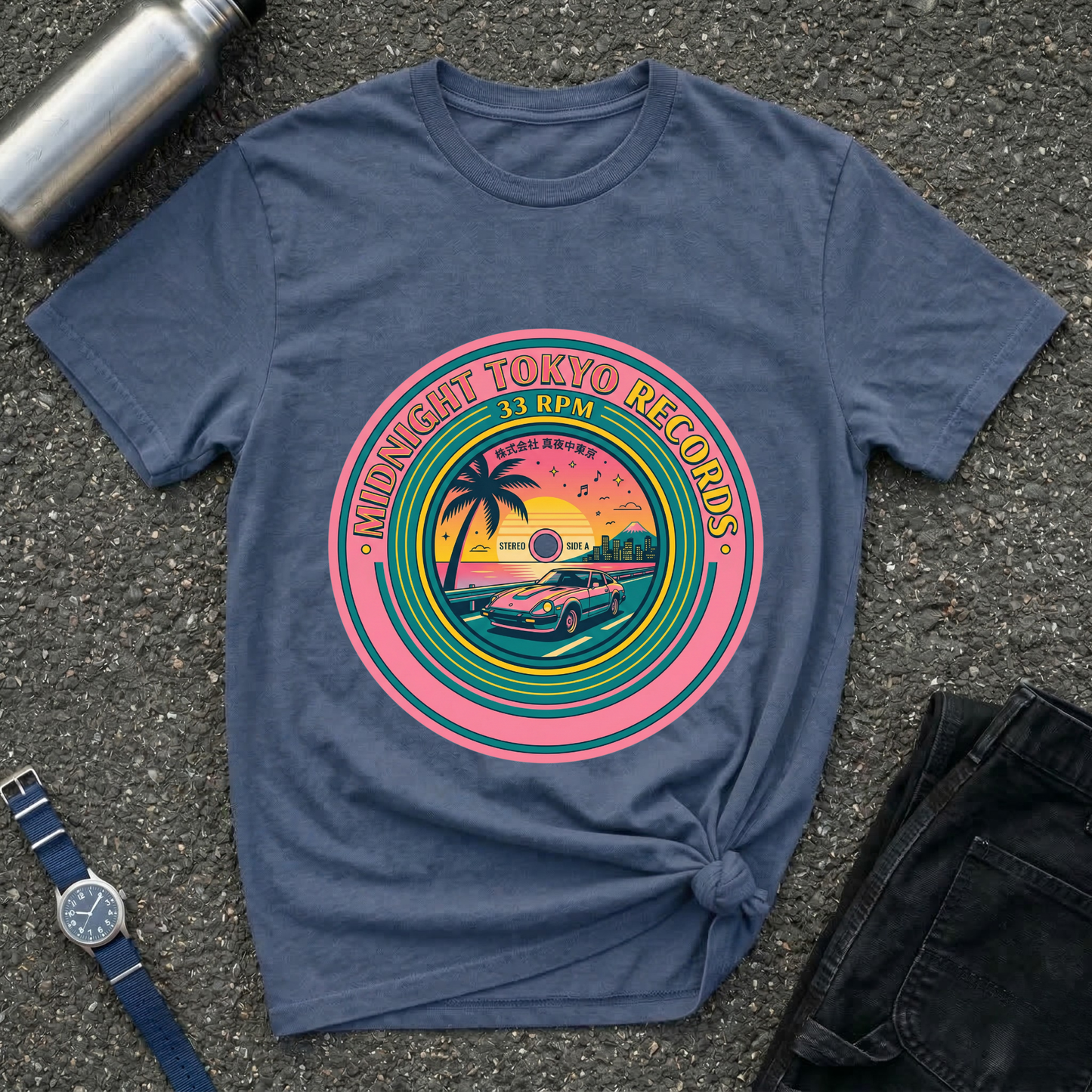 Sunset Surf Vintage T-Shirt